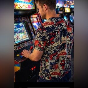 OH SNAP! BY DRILL CLOTHING CO VINTAGE COMIC BOOK PANEL ART TEE SIZE MEDIUM